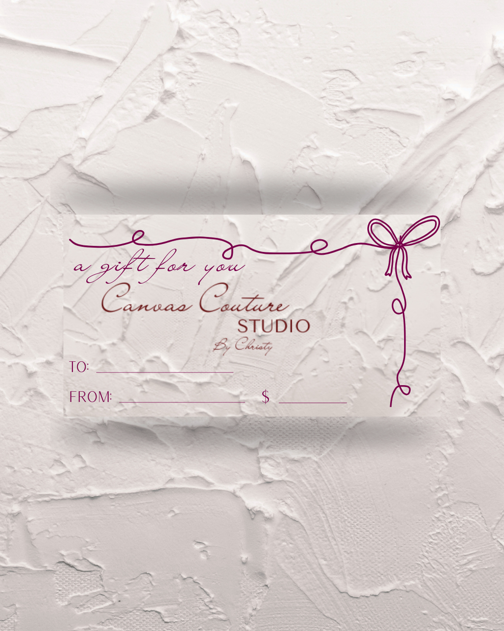 Canvas Couture Gift Card