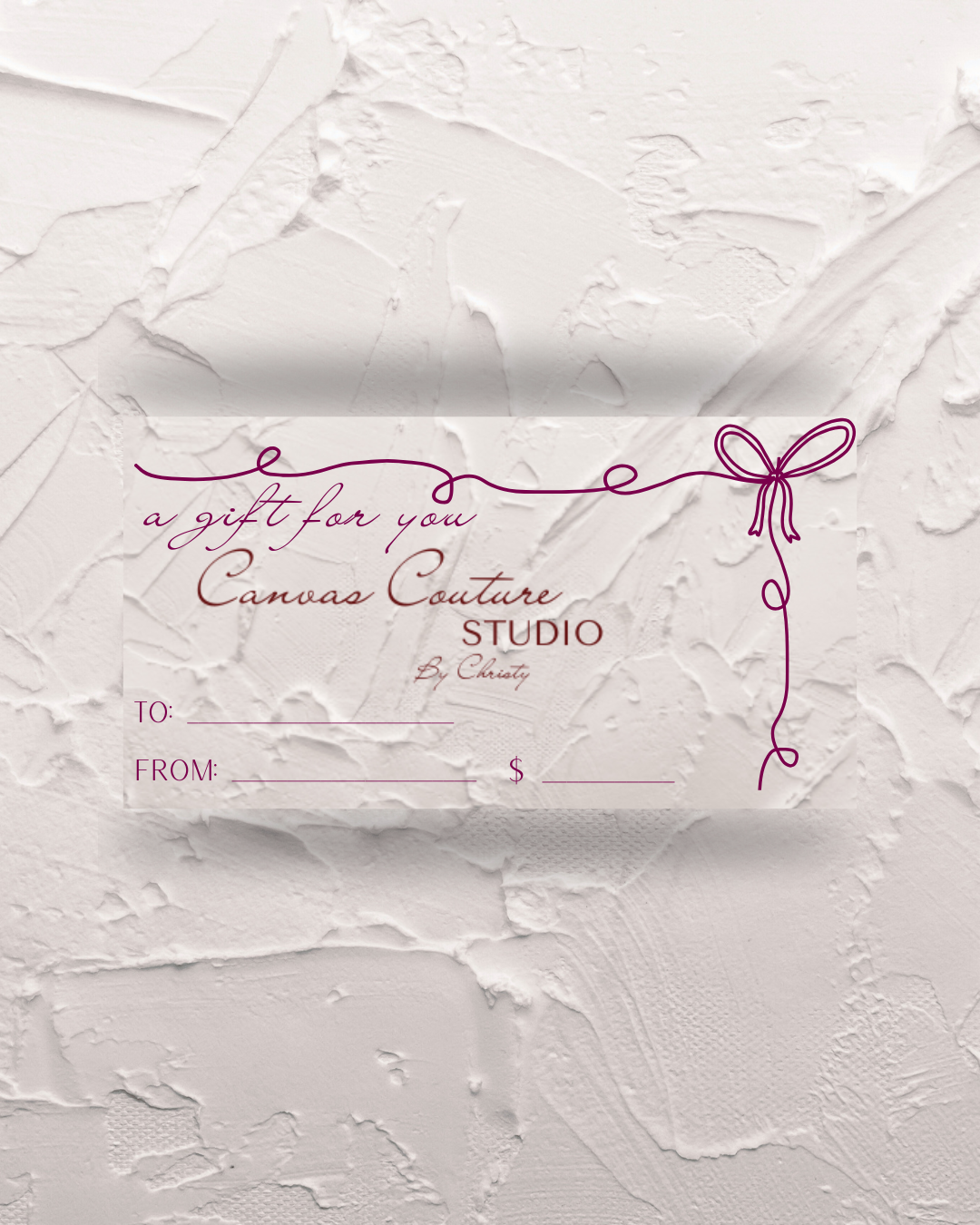 Canvas Couture Gift Card