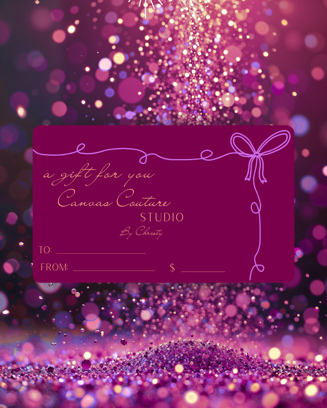 Glitter & Diamond Couture Gift Card